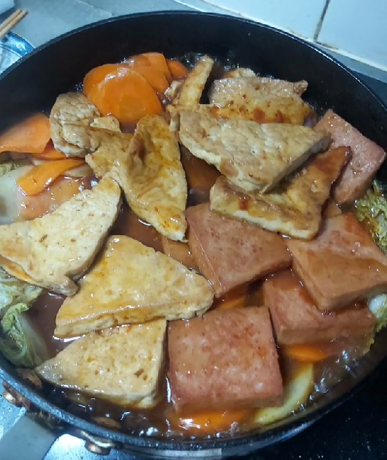 白菜豆腐煲